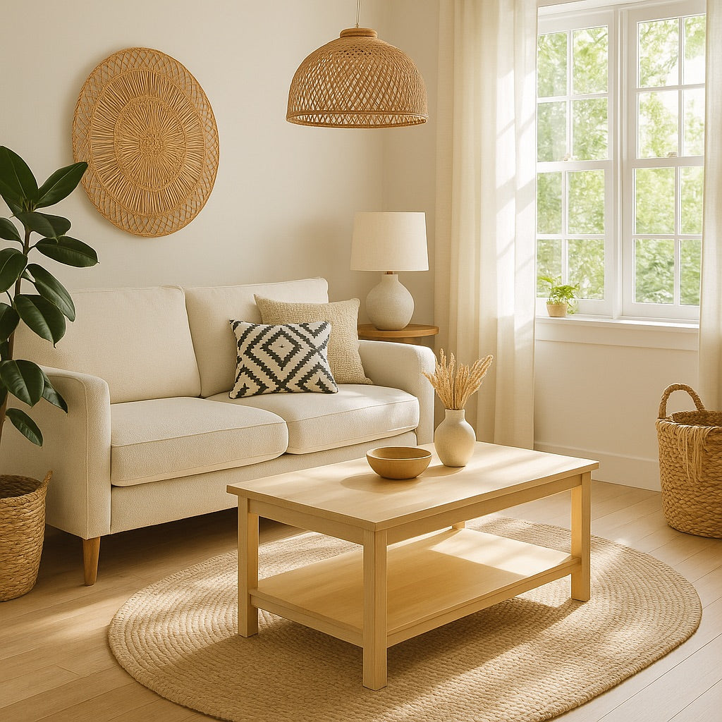 International Concepts Portman 36 in Unfinished Medium Rectangle Wood Coffee Table OT 44/204737232 727506670642 International Concepts