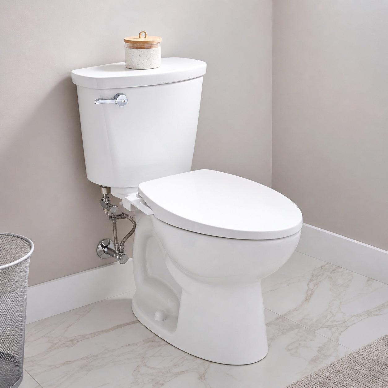 American Standard Cadet Pro 2 piece 1 6 GPF Elongated Toilet in White