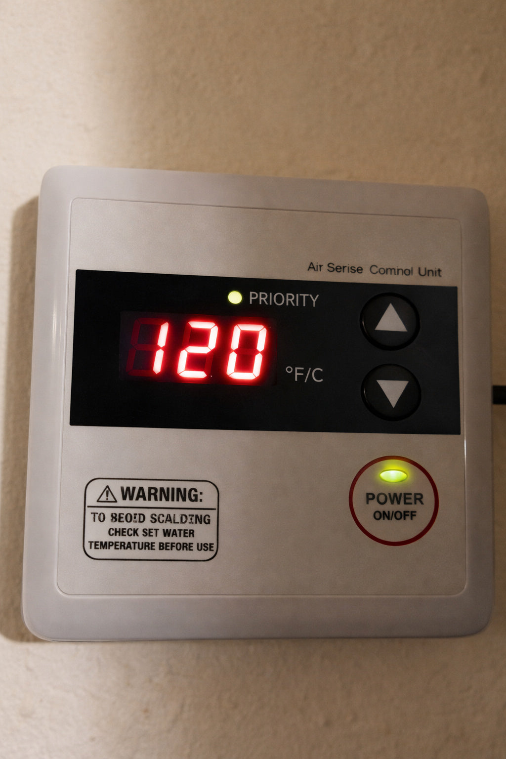 Rheem Residential Wired Main Remote Control for Tankless Gas Water Heaters