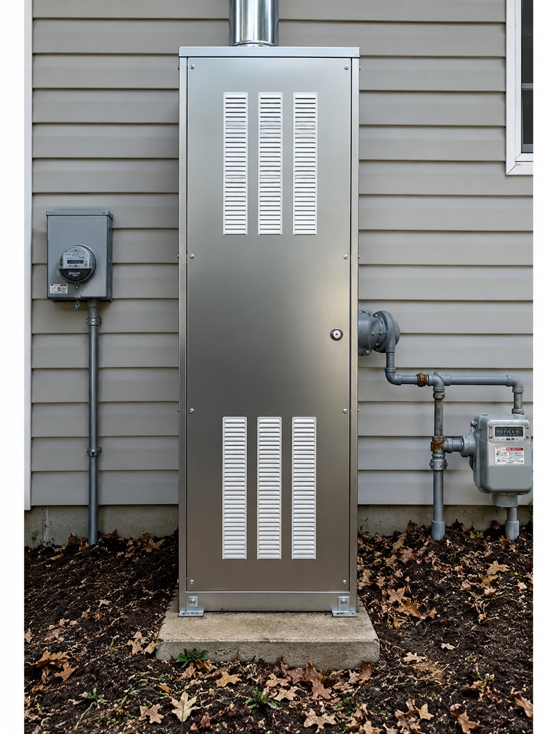 HOLDRITE 30 in Galvanized Steel Water Heater Enclosure QS E30