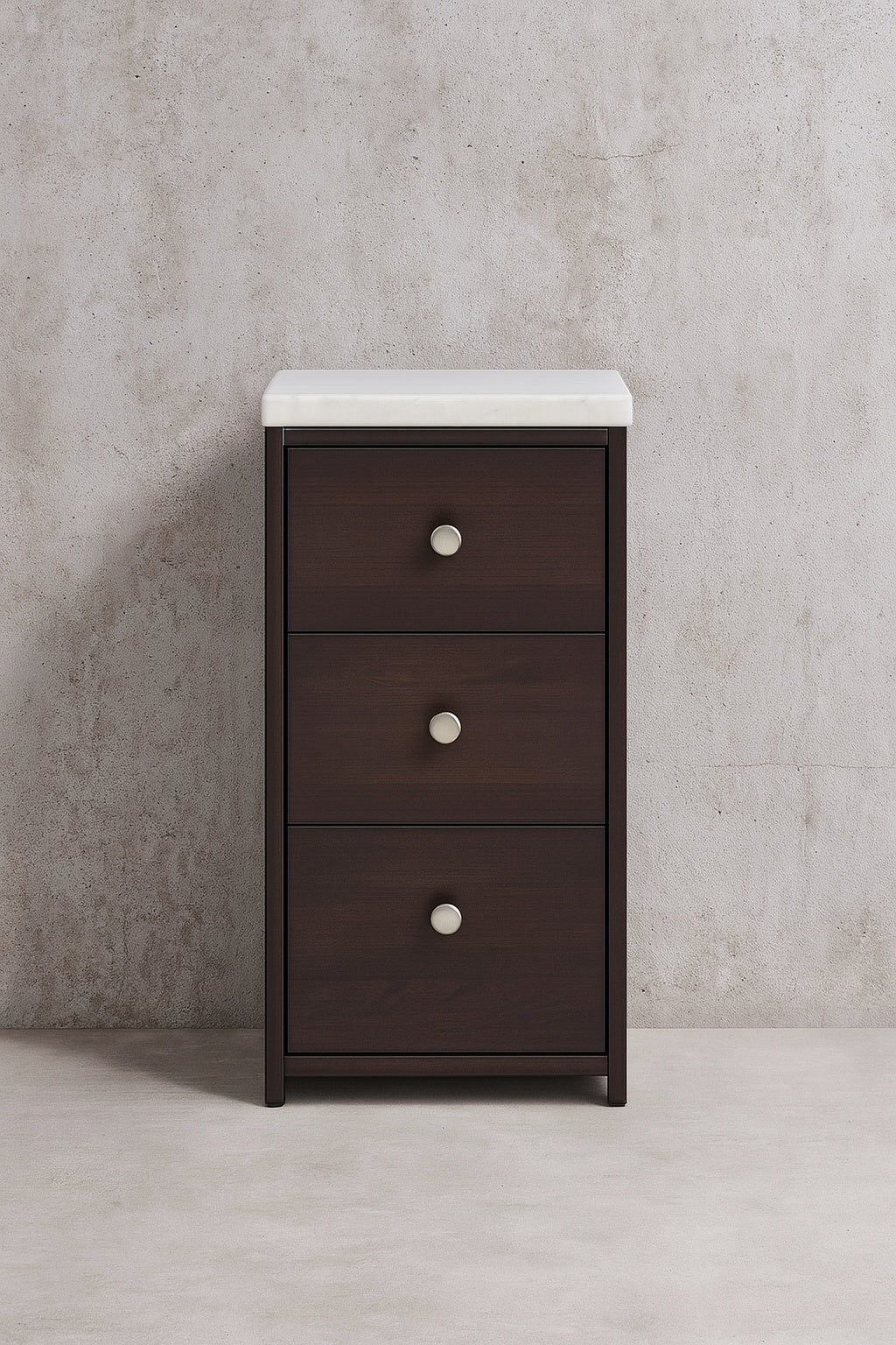 Delridge 14 in. W x 17 in. D x 30 in. H Chocolate Linen Cabinet