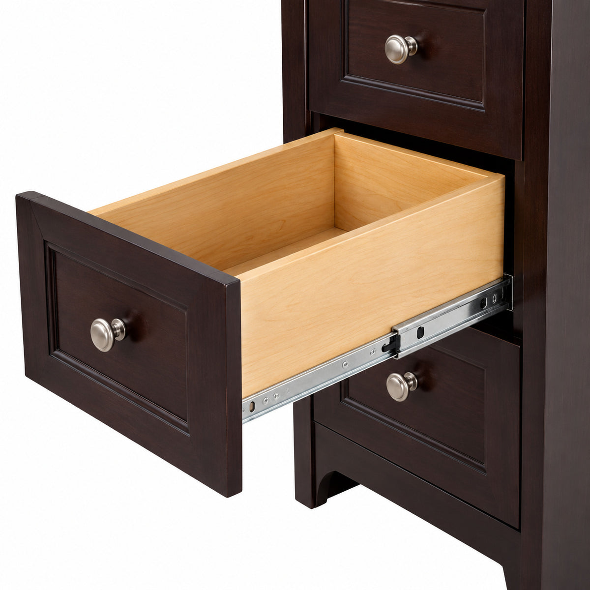 Glacier Bay Delridge 14 in W x 17 in D x 30 in H Chocolate Linen Cabinet MLT14P2 CH