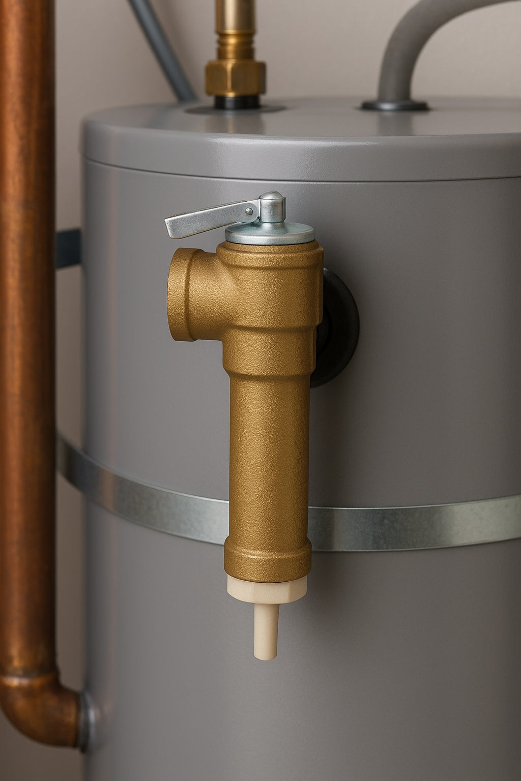 3 4 in Bronze NCLX A Temperature and Pressure Relief Valve with 3 1 2 in Shank MNPT Inlet x FNPT Outlet 24658 0150/206961306