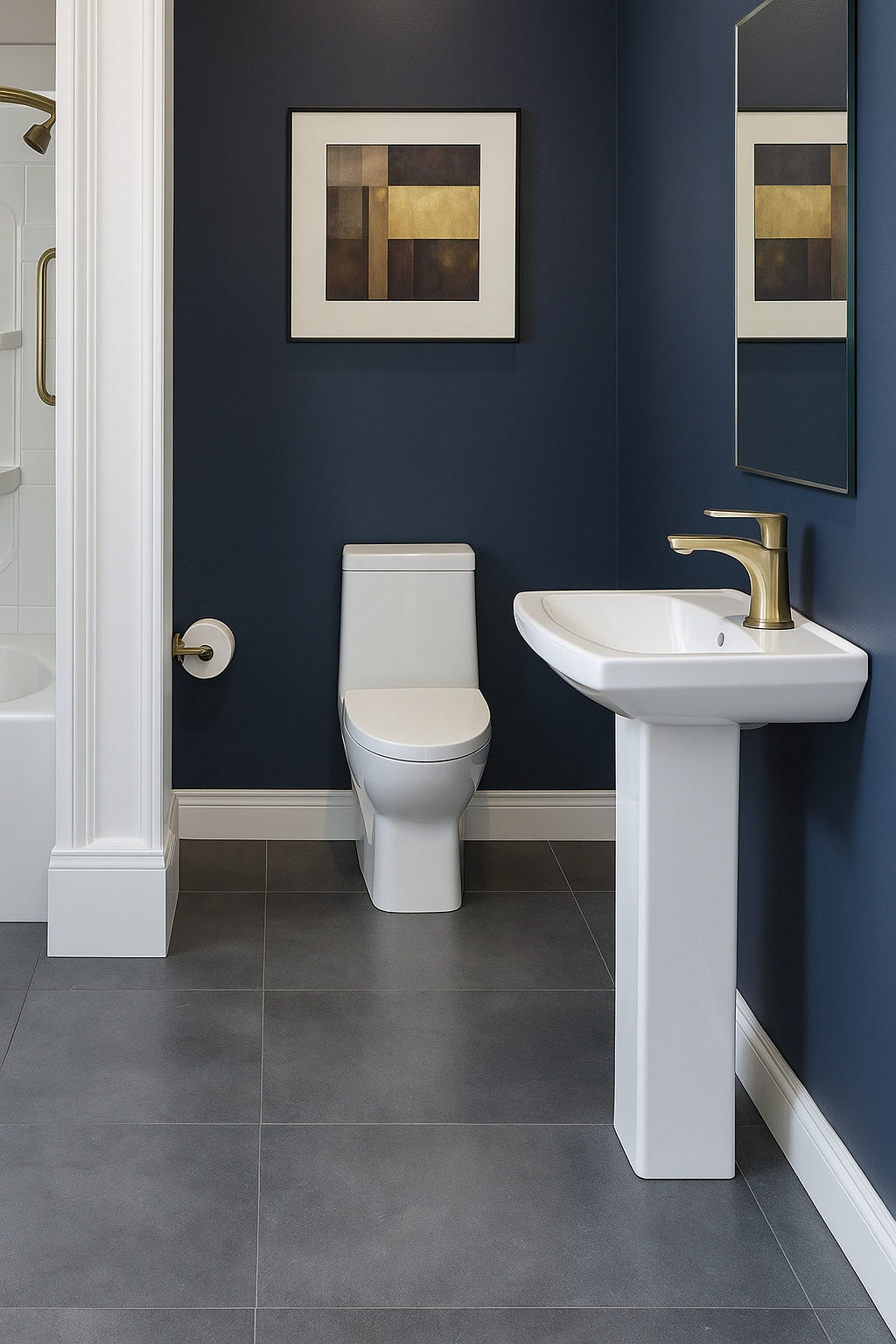Swiss Madison Sublime II 1 Piece 1 1 1 6 GPF Dual Flush Compact 24 in Round Toilet in Glossy White Seat Included