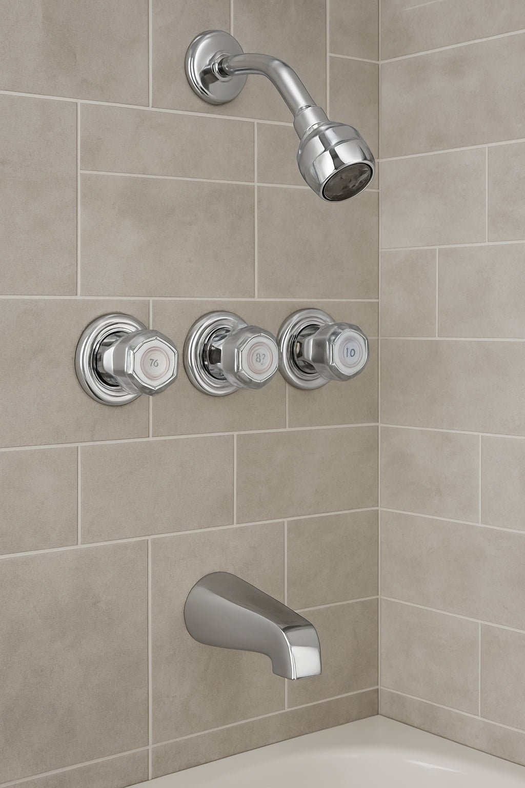 KEENEY Belanger 3-Handle 2-Spray Tub and Shower Faucet in Polished Chrome (Valve Included)