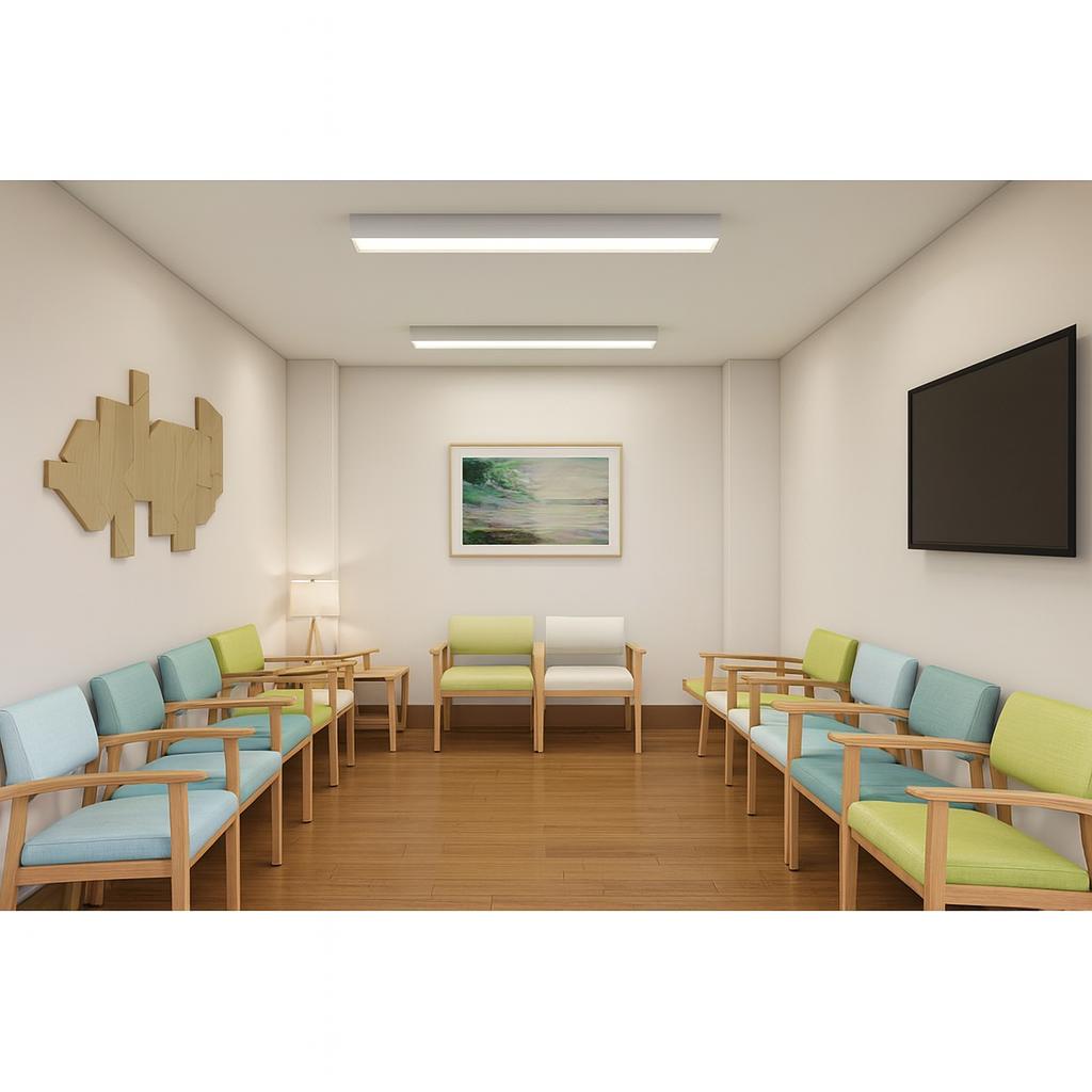 Metalux 4-Light 4 ft. White Wraparound Light