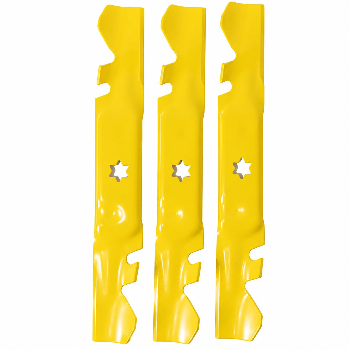 Genuine Factory Parts Original Equipment Xtreme 3 in 1 Blade Set for Select 50 in Mowers with 6 Point Star OE 942 05052 X 942 05052 X