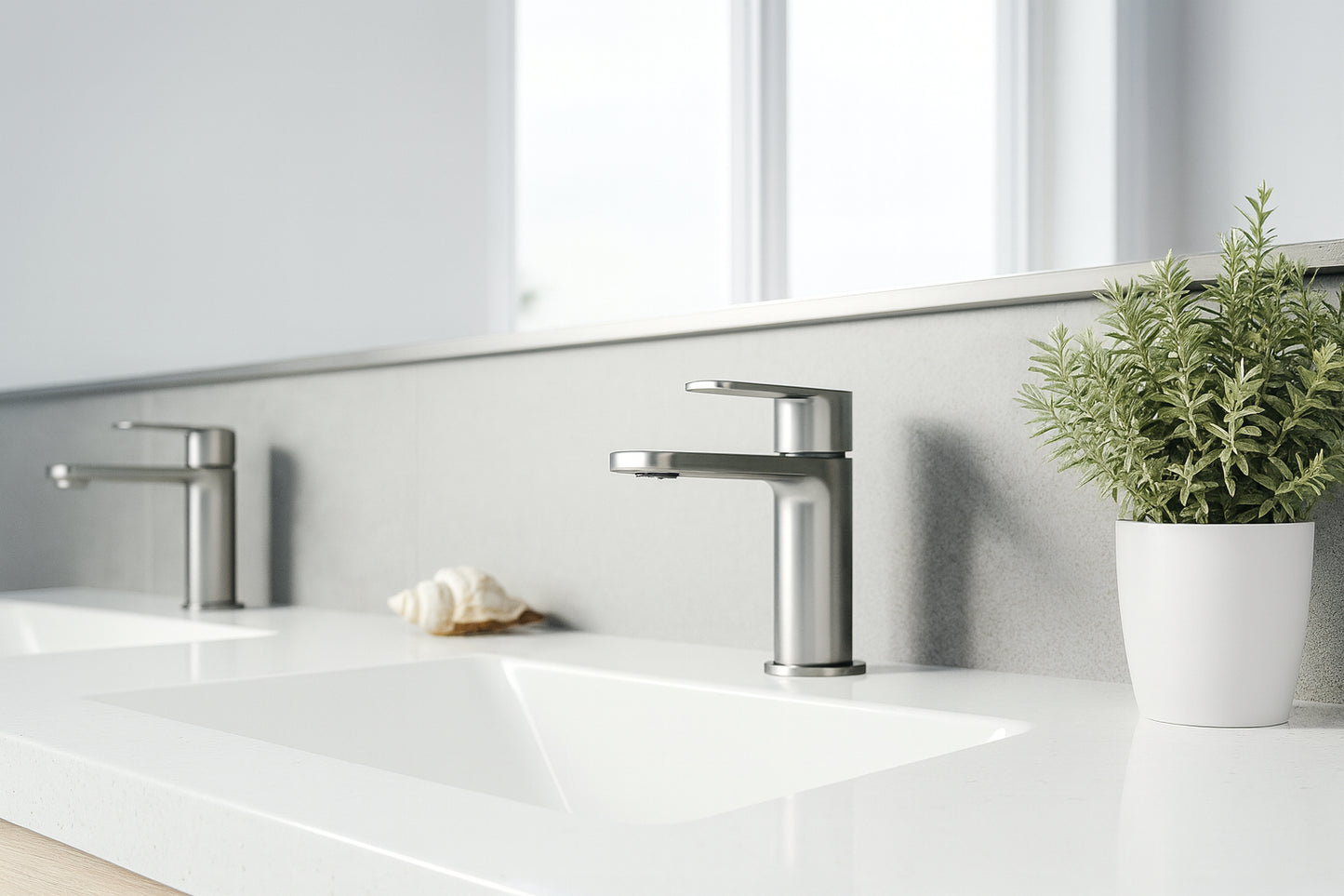 Davidson Single Handle Single Hole Bathroom Faucet in Brushed Nickel VG01043BN