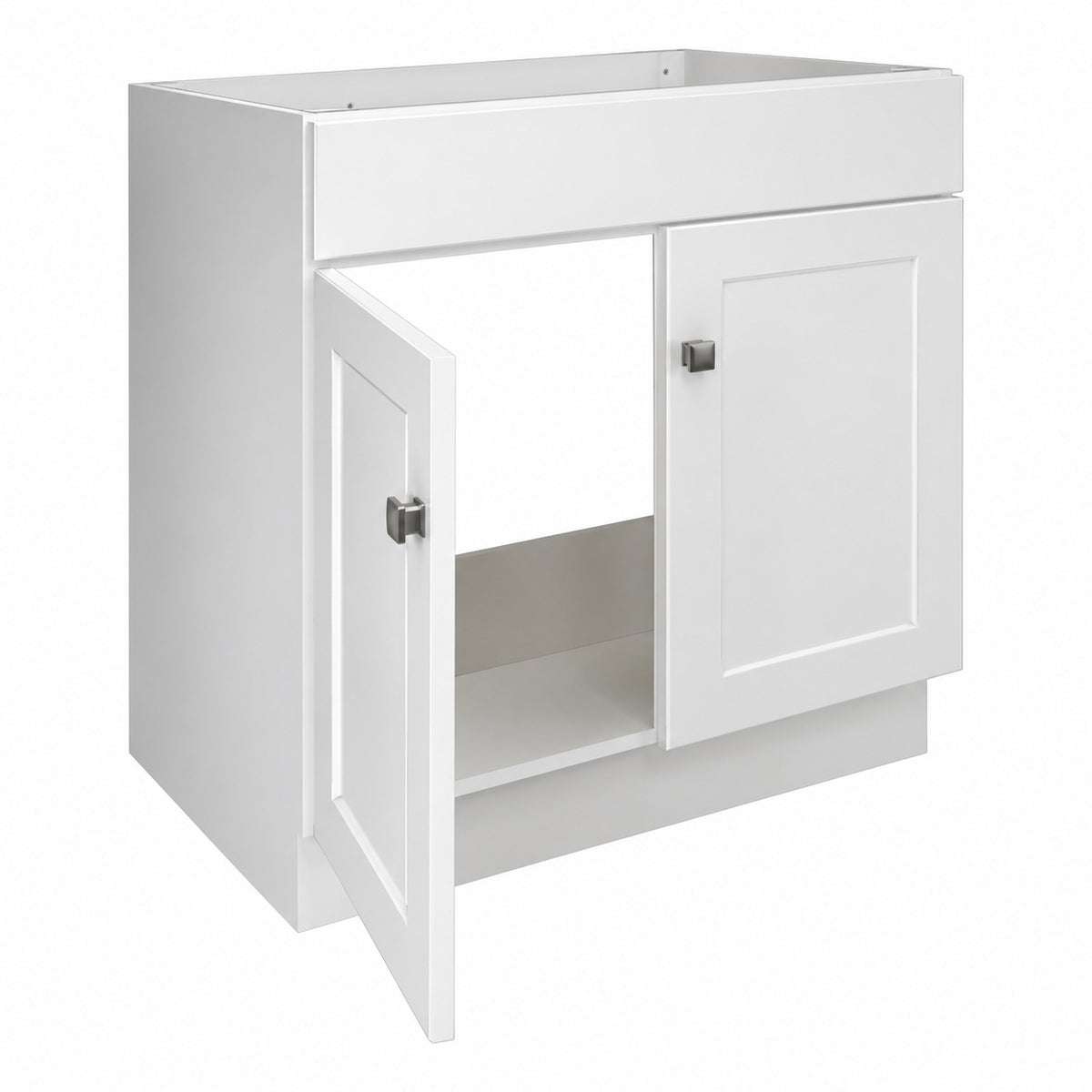 Design House Wyndham 30 in 2 Door Bath Vanity Cabinet Only in White Ready to Assemble 597153