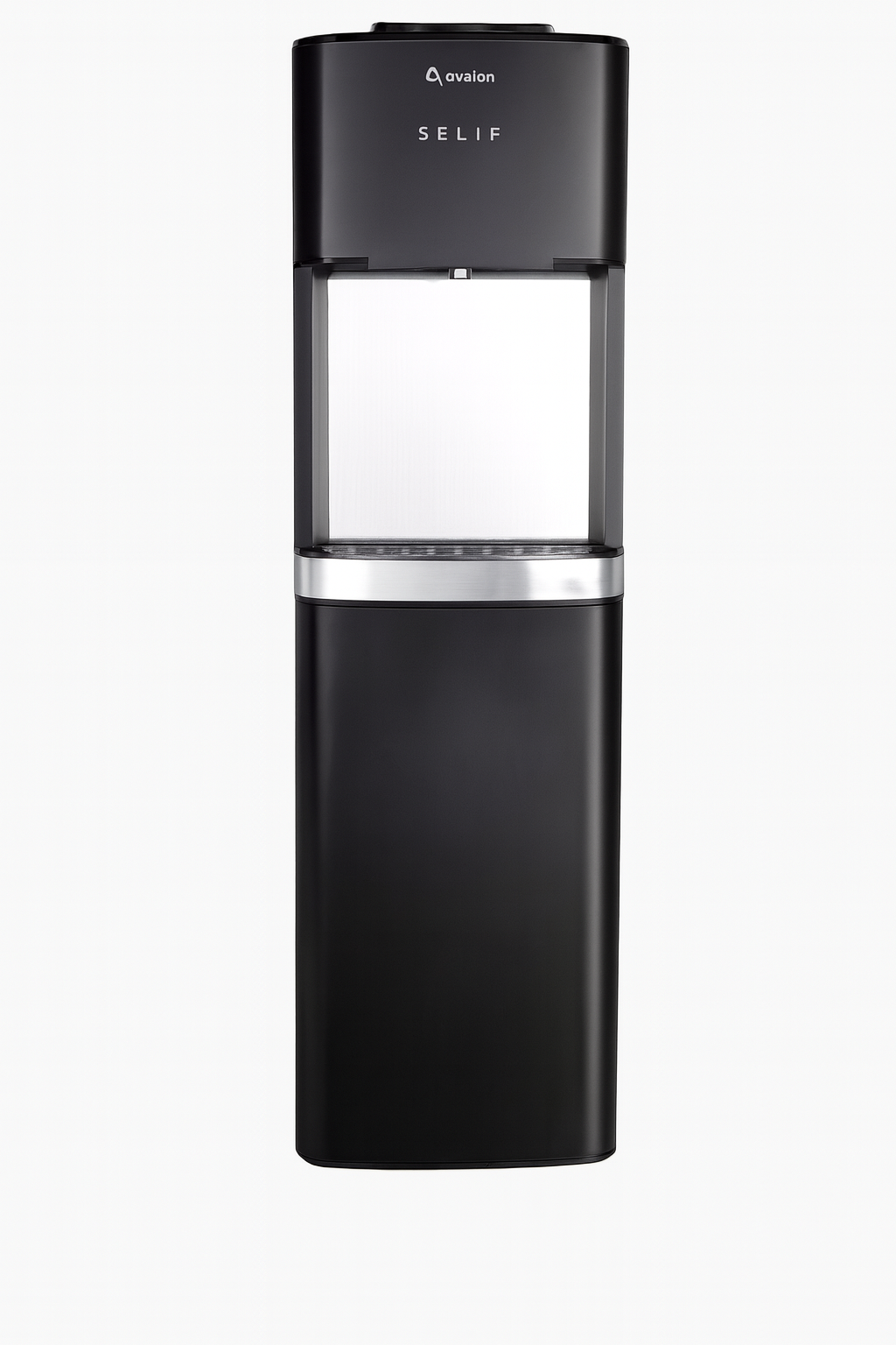 Glacier Bay Matte Black and Stainless Steel Bottom Load Water Dispenser