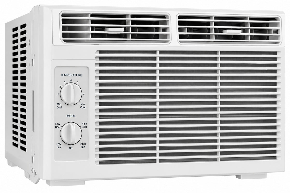 Frigidaire 5 000 BTU Window Air Conditioner Cools 150 sq ft with Mechanical Controls in White 115V FFRA051WAE