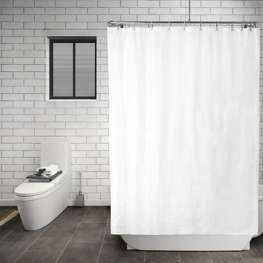 Utopia Alley Utopia Alley Rustproof Wall Mounted Aluminum D Shape Shower Rod With Ceiling Support For Tubs 60X25 In Chrome