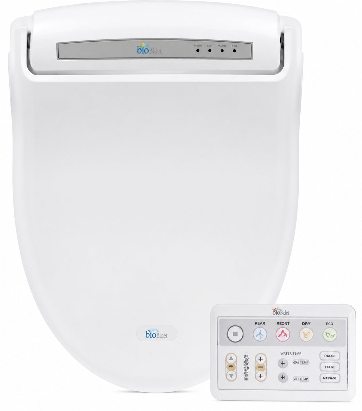 BIO BIDET BB 1000 Supreme Electric Bidet Seat for Round Toilets in White