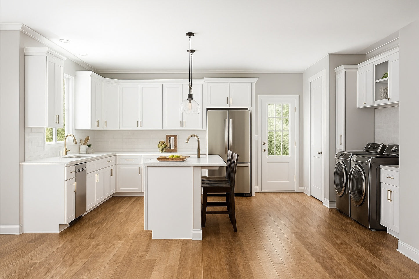 MILL'S PRIDE Richmond Verona White Plywood Shaker Stock Ready to Assemble Wall Kitchen Cabinet Soft Close 12 in W x 12 in D x 42 in H