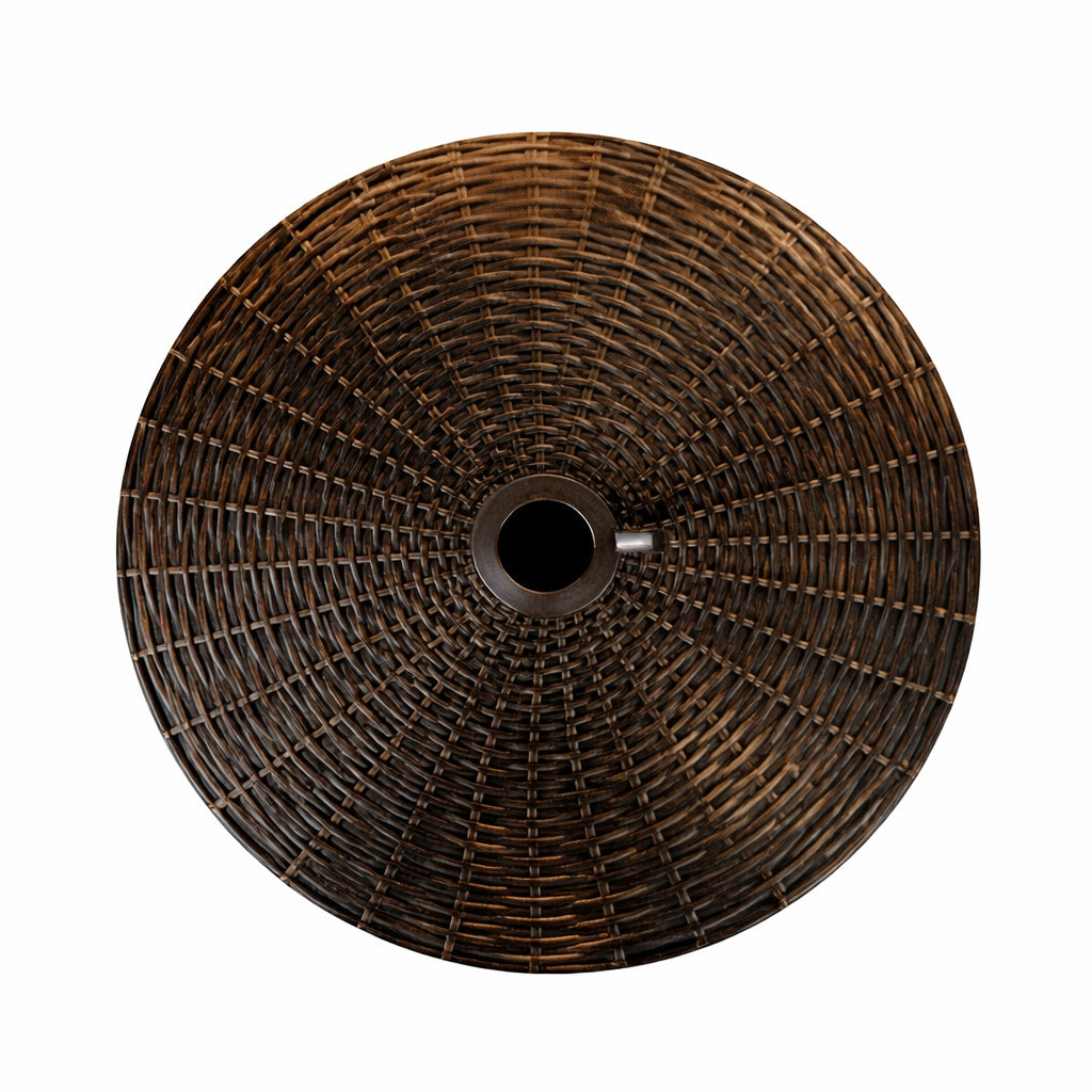 55 lb Resin Patio Umbrella Base in Bronze