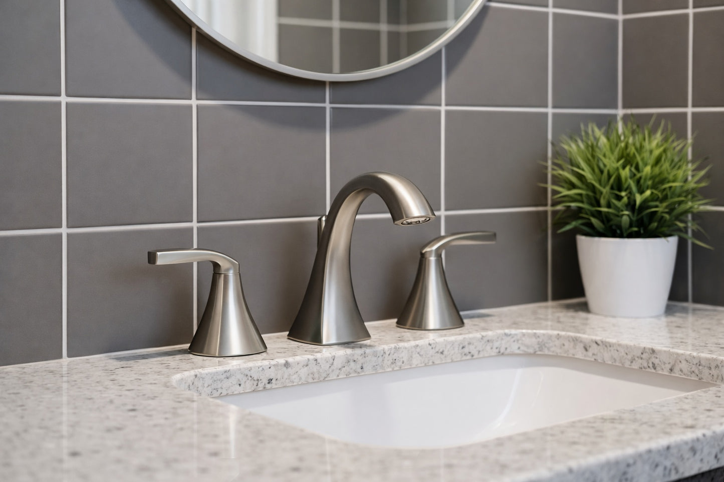 MOEN Voss 8 in Widespread 2 Handle High Arc Bathroom Faucet Trim Kit in Chrome Valve Not Included T6905