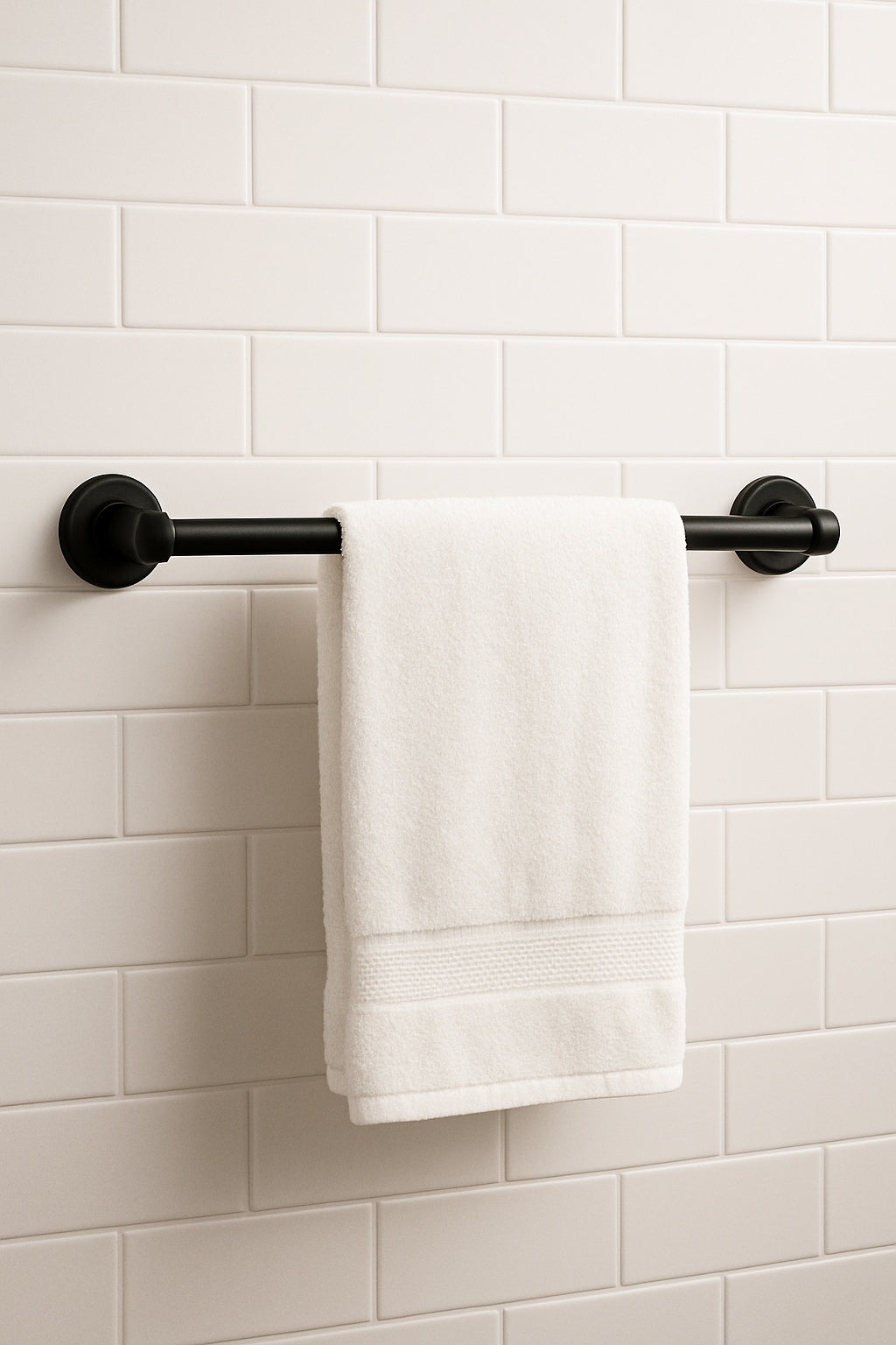 Genta 18 in. Towel Bar in Matte Black BH3618BL
