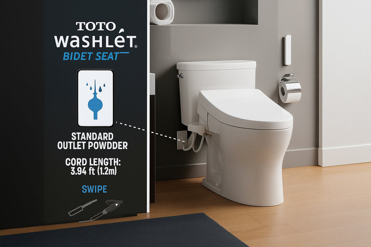 TOTO A2 Washlet Elongated Electronic Bidet Toilet Seat with Warm Water Cleansing Cotton White SW30040