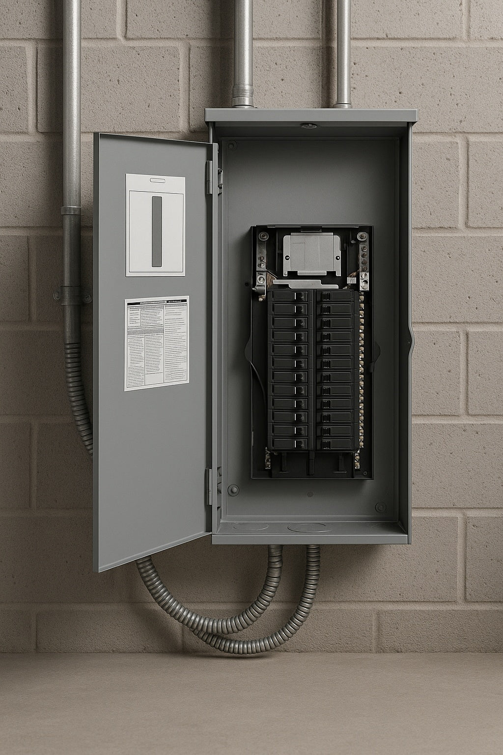 30 Space Outdoor Load Center with 125 Amp Main Circuit Breaker LR312 BDD LR312 BDD