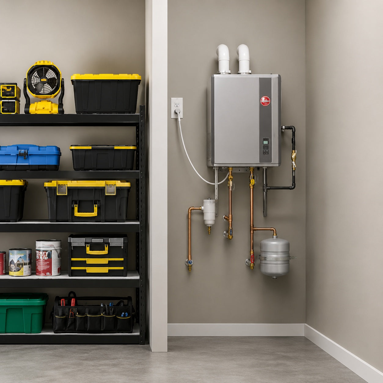 Rheem Performance Platinum 9 0 GPM Smart Super High Efficiency Indoor or Outdoor Natural Gas Tankless Water Heater
