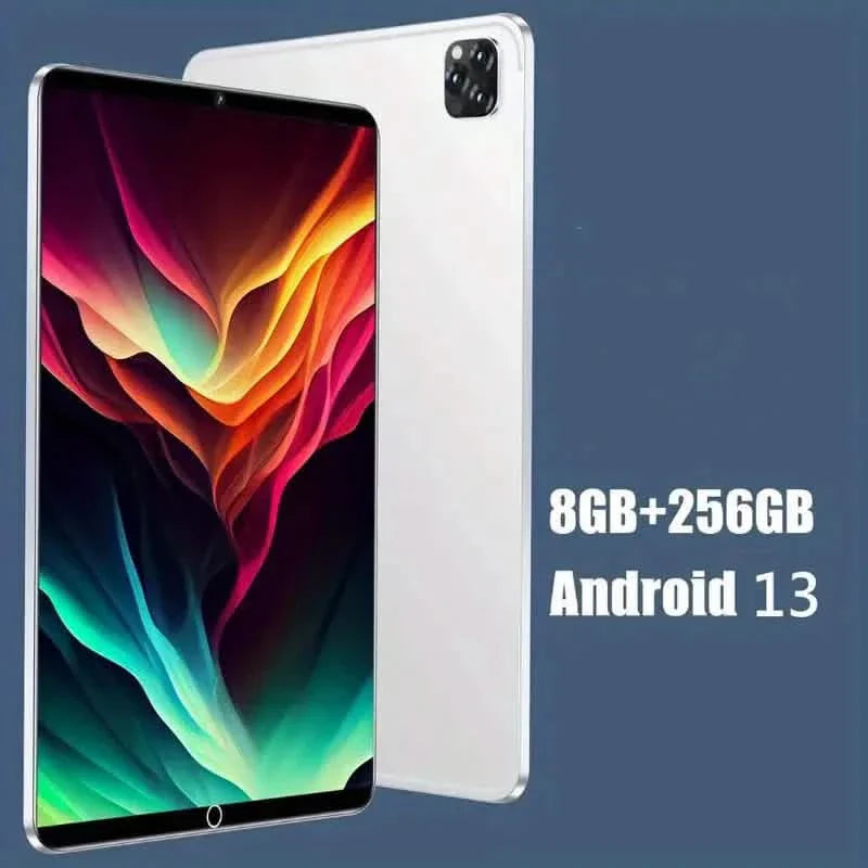 10.1-inch Ultra-thin Android Tablet - 2025 Model, 512GB Memory, Fast Charging, 12-hour Battery Life, Dual Cameras