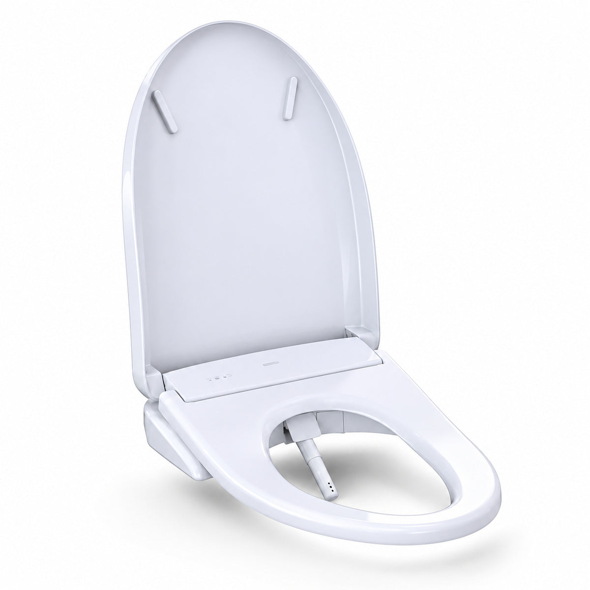 TOTO S7A Washlet Elongated Electric Heated Bidet Seat with Contemporary Lid in Cotton White SW4736AT40 01