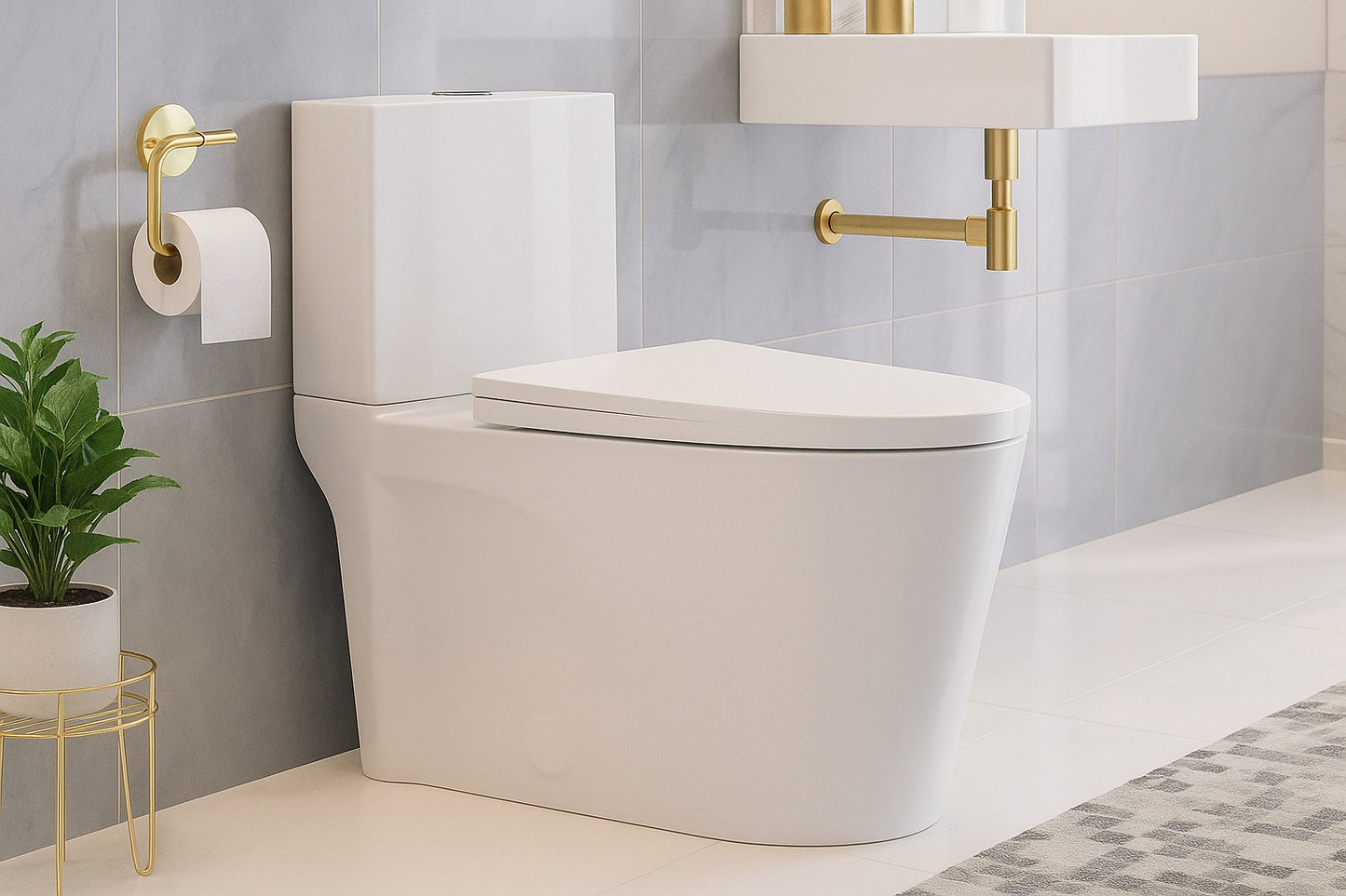 Swiss Madison St Tropez 2 Piece 1 1 1 6 GPF Dual Flush Elongated Toilet in White
