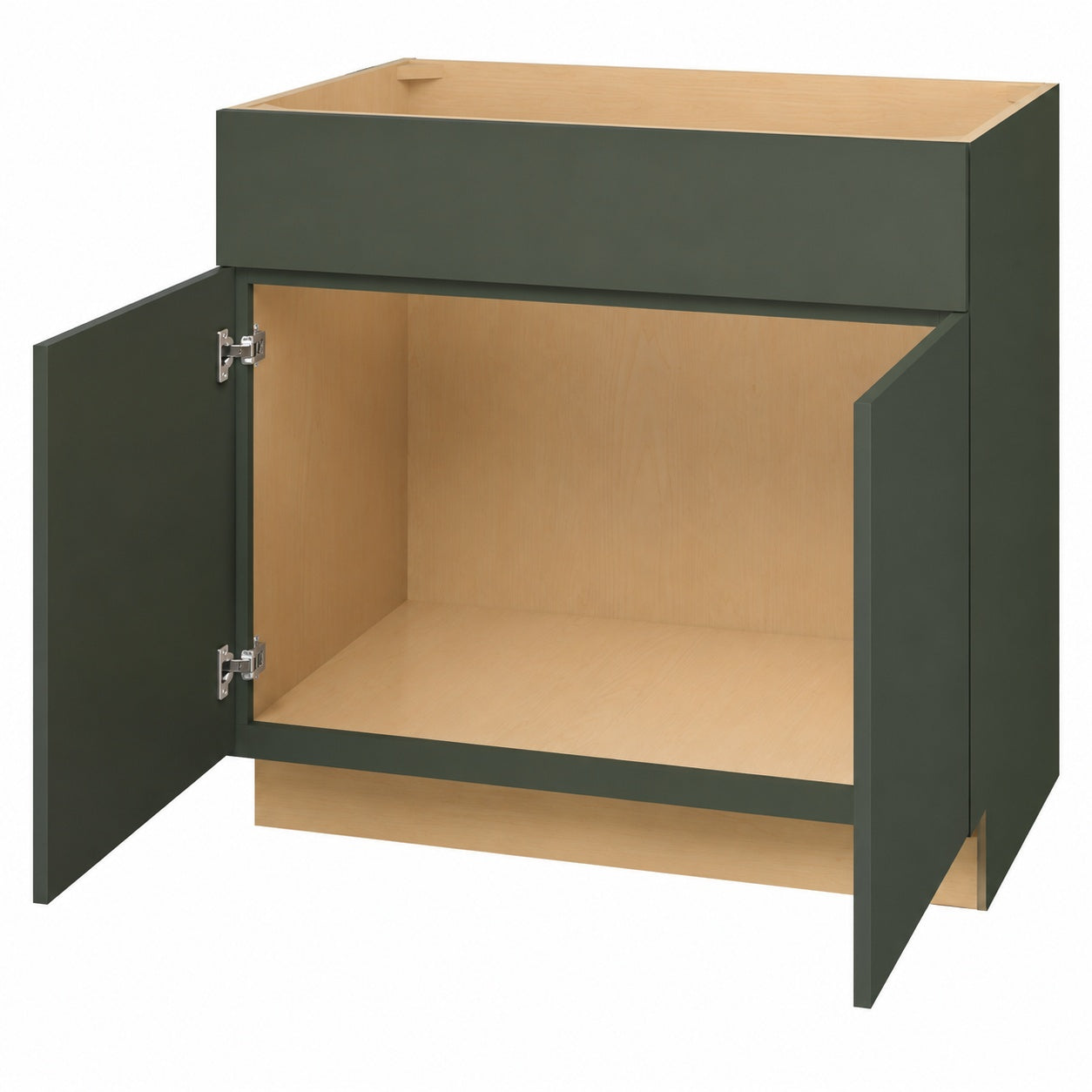 Hampton Bay Avondale 36 in W x 21 in D x 34 5 in H Ready to Assemble Plywood Shaker Sink Base Bath Cabinet in Fern Green