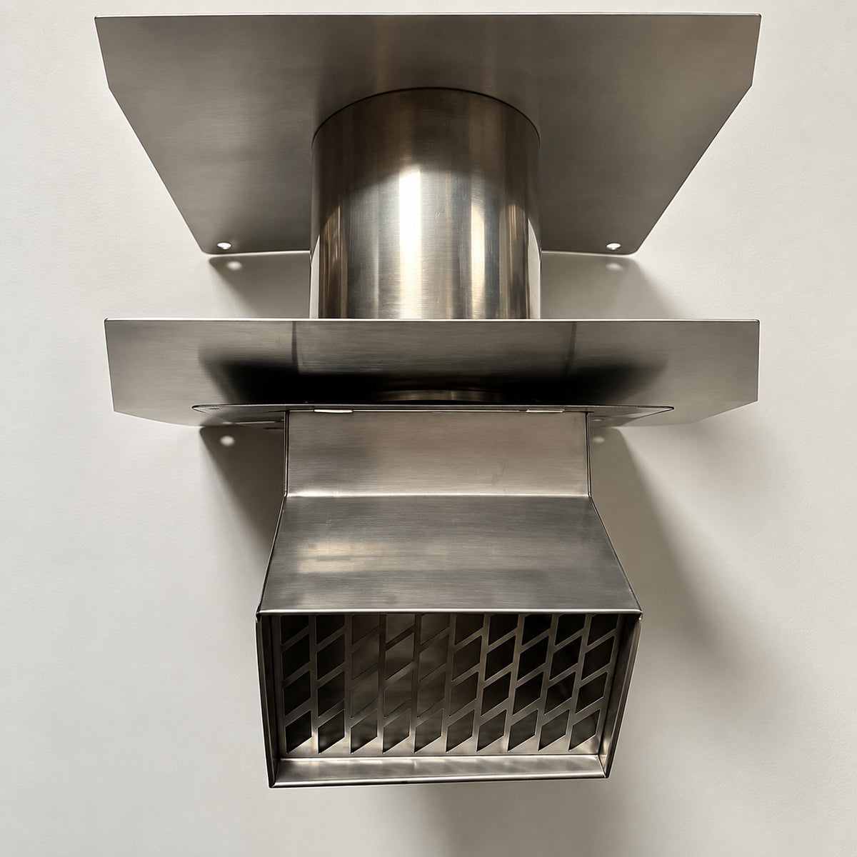 CAMPLUX 3 in Stainless Steel Horizontal Termination Vent Kit for Indoor Gas Tankless Water Heater