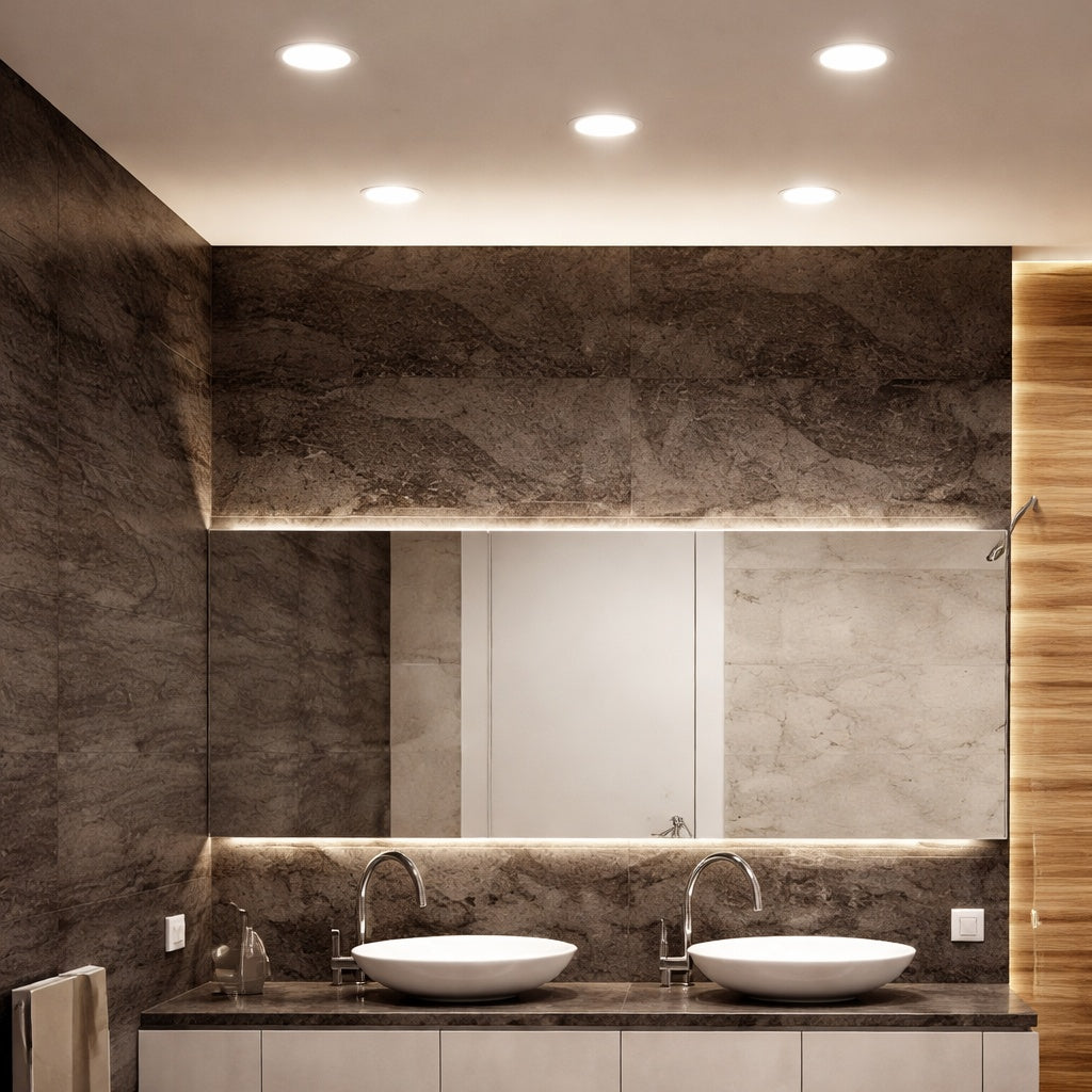 Commercial Electric Premium Series 6 in LED 2 Level Lumen Select Baffle Canless Recessed Light Adjustable