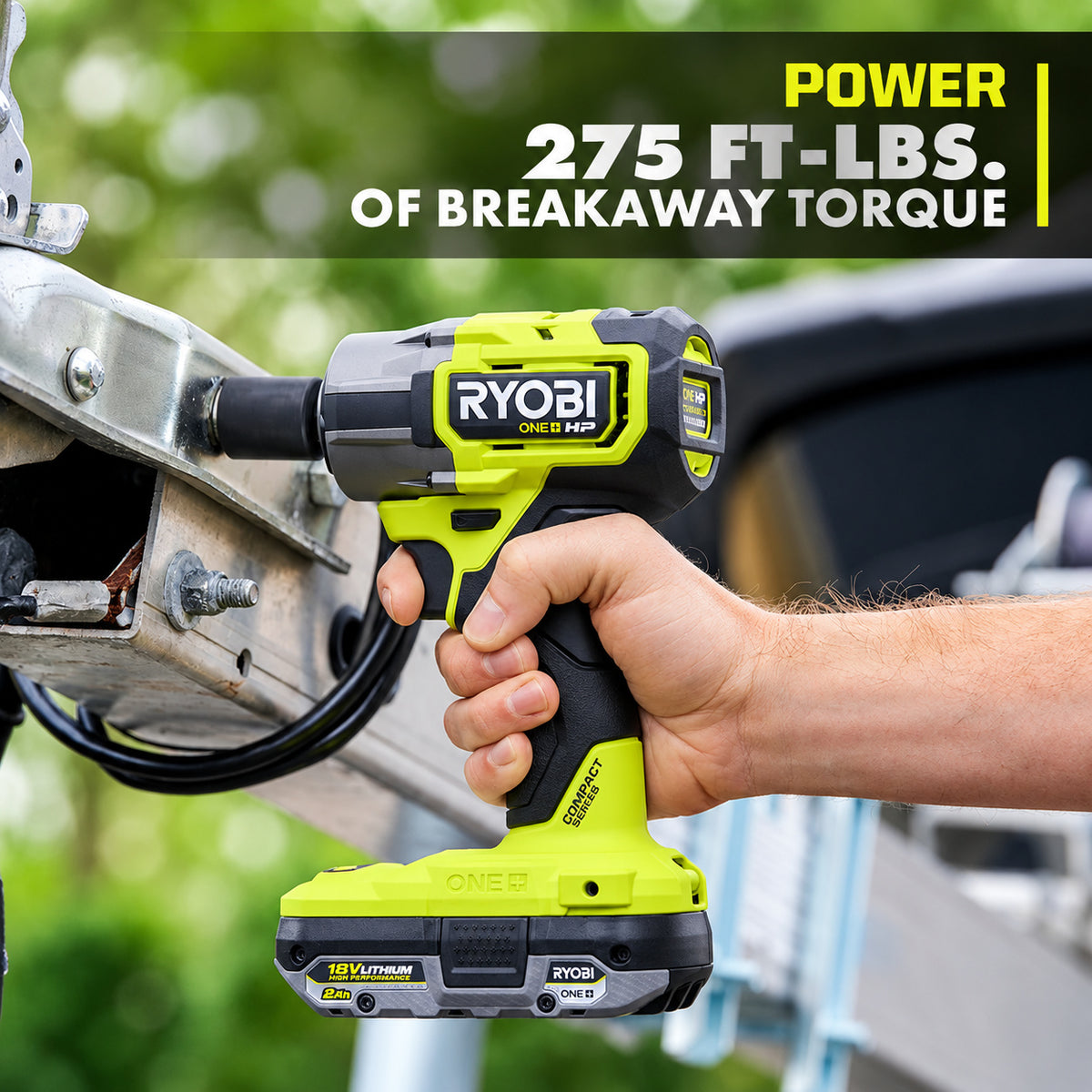 RYOBI ONE HP 18V Brushless Cordless Compact 3 8 in Impact Wrench Tool Only PSBIW02B