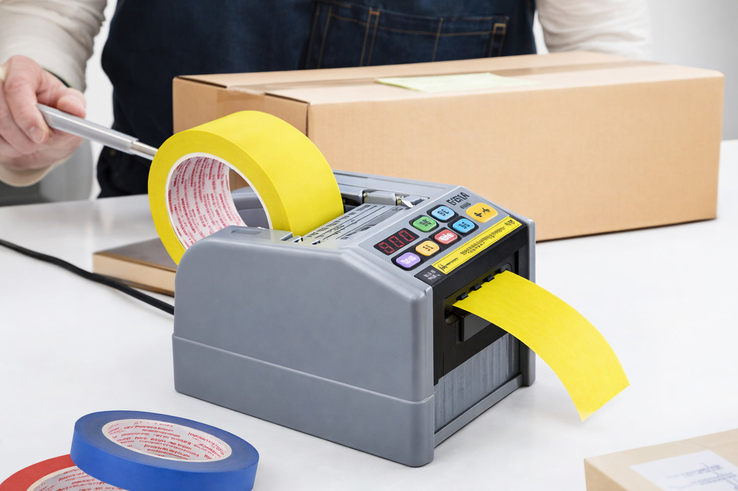 VEVOR Automatic Tape Dispenser Adhesive Electric Tape Cutter Packaging Machine Tape Cutting Machine 0 24 2 36 in Tape