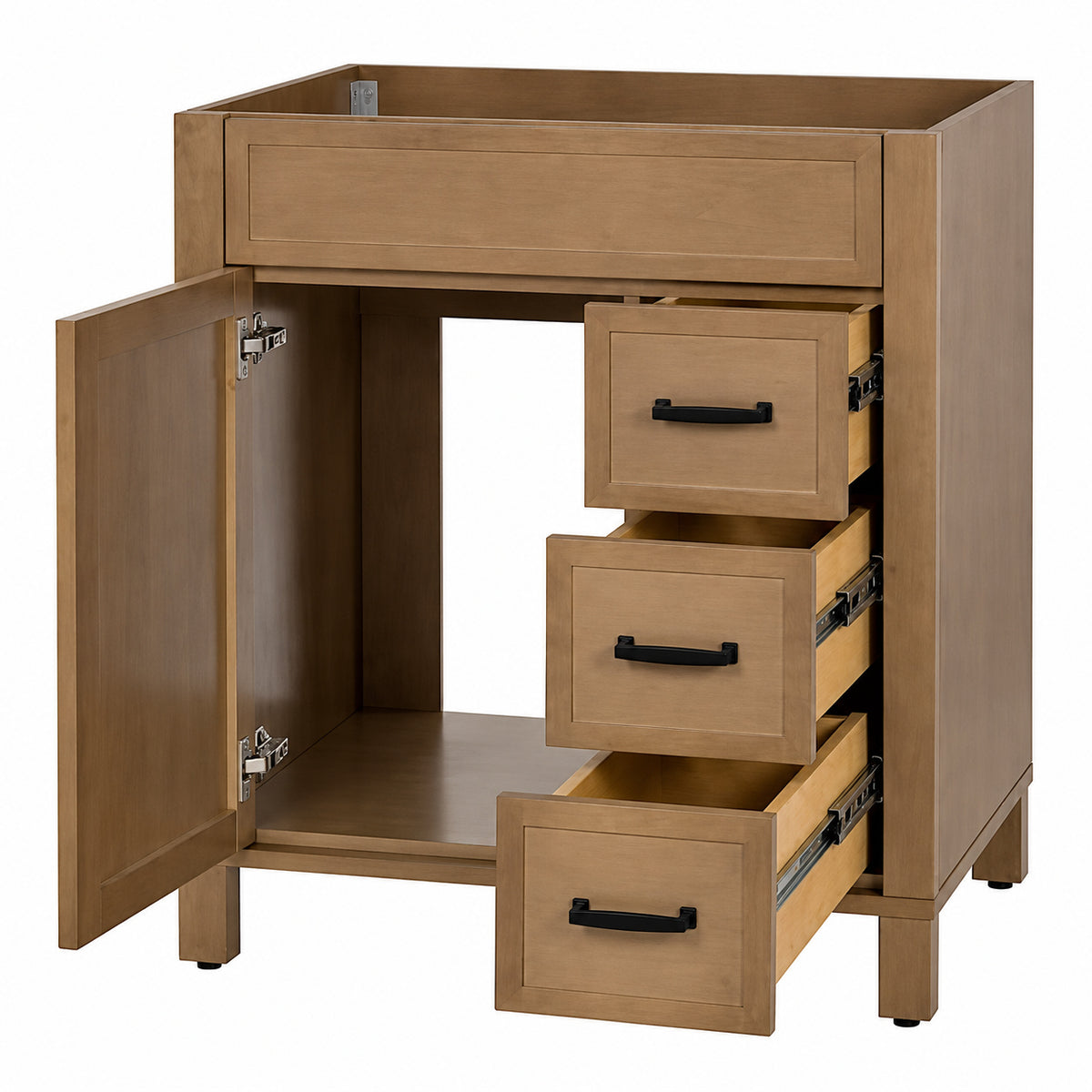 Home Decorators Collection Winsome 30 in Freestanding Bath Vanity Cabinet without Top in Sand
