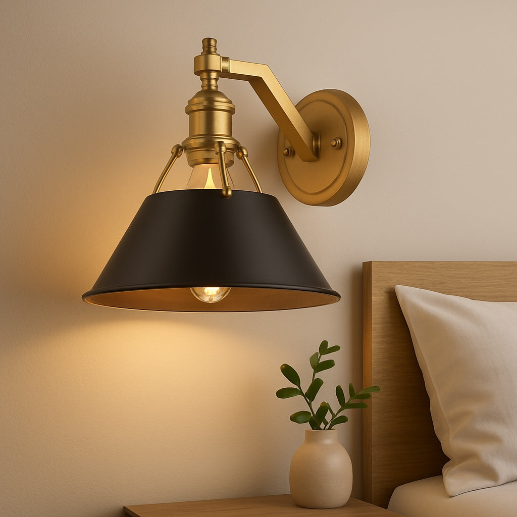 Golden Lighting Orwell 10 in 1 Light Brushed Champagne Bronze and Rubbed Bronze Wall Sconce