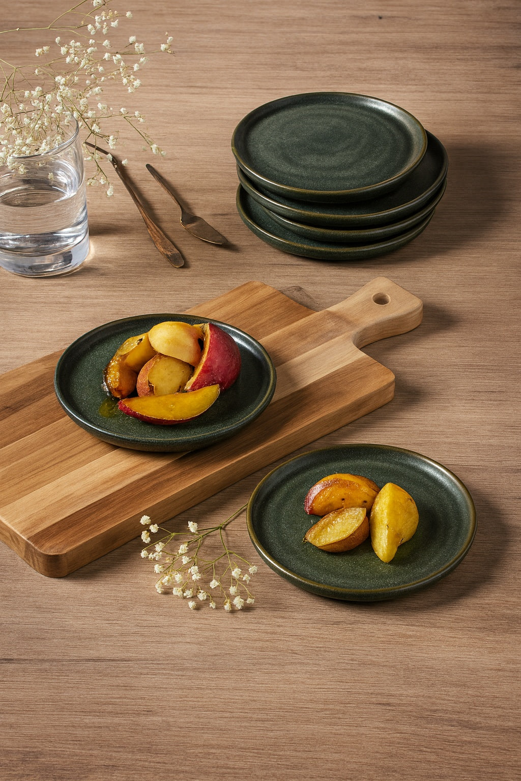 GREENERY BREAD PLATE (SET OF 6)