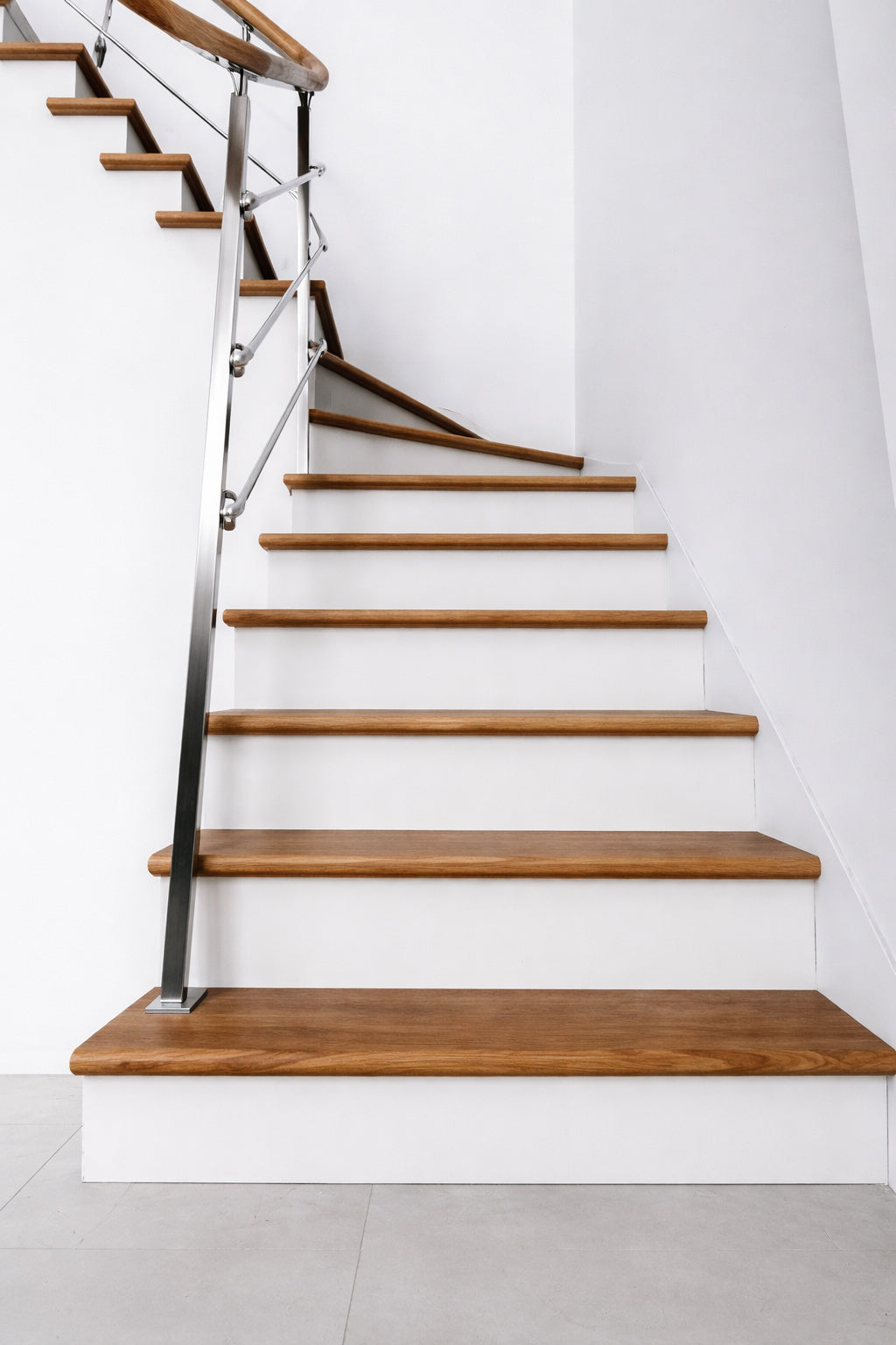 Clermont 43.18 mm. T x 48 in. L x 12.2 in. W Stair Tread, Riser & Return Kit (Set of 2)