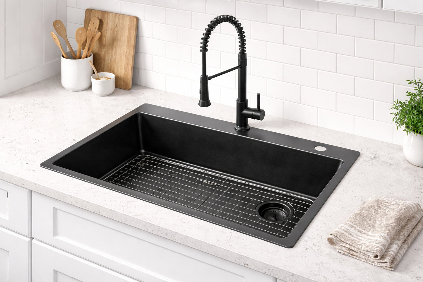 Glacier Bay Professional Zero Radius 32 In Undermount Single Bowl 16 Gauge Stainless Steel Kitchen Sink With Accessories