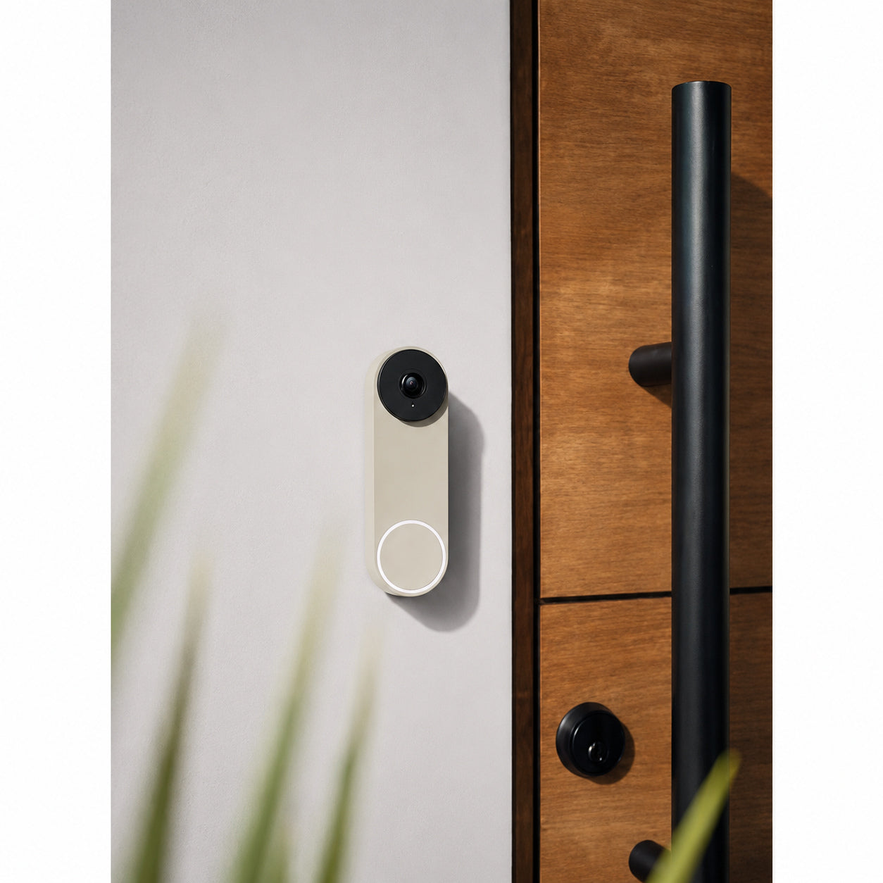 Google Nest Doorbell Wired 3rd Gen Smart Wi Fi Video Doorbell Camera Linen GA09969 US