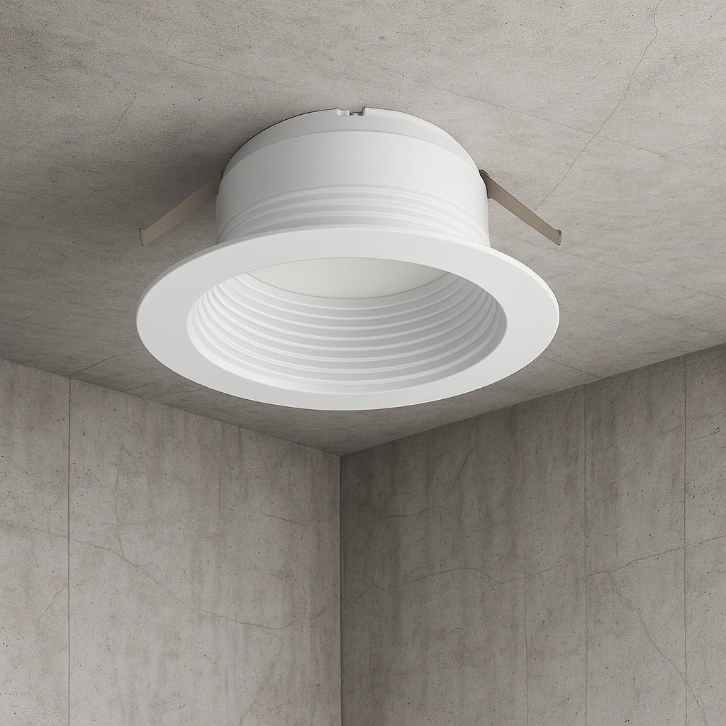 Lithonia Lighting 65Be Led 90Cri M6 E Series Recessed 5"/6" Led Ic Rated Baffle Trim