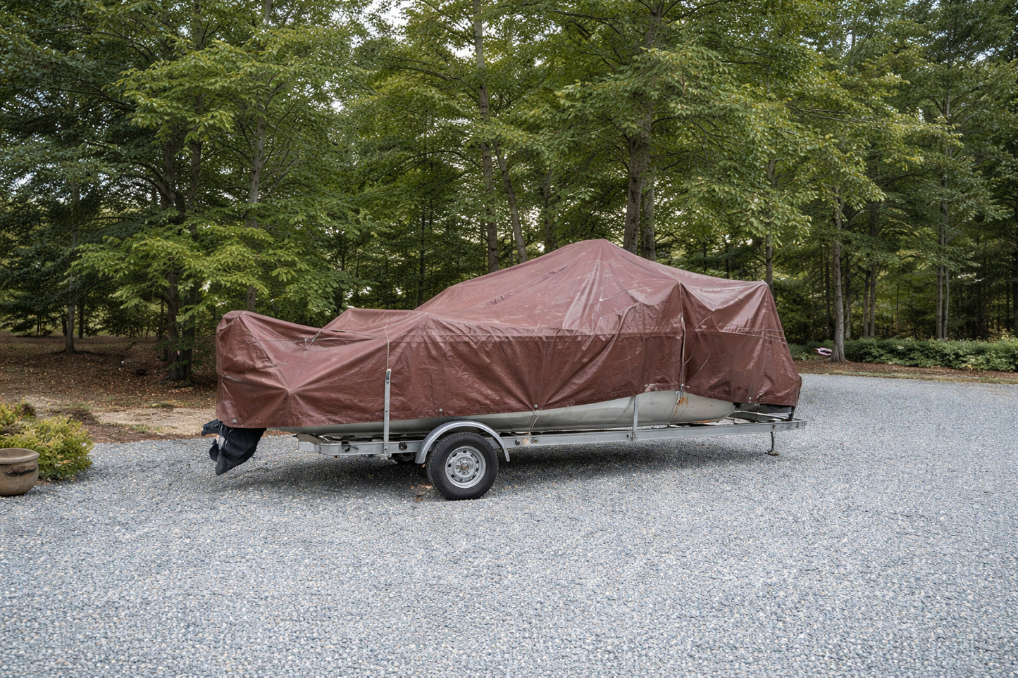 Everbilt 20 ft x 30 ft Brown and Silver Heavy Duty Tarp