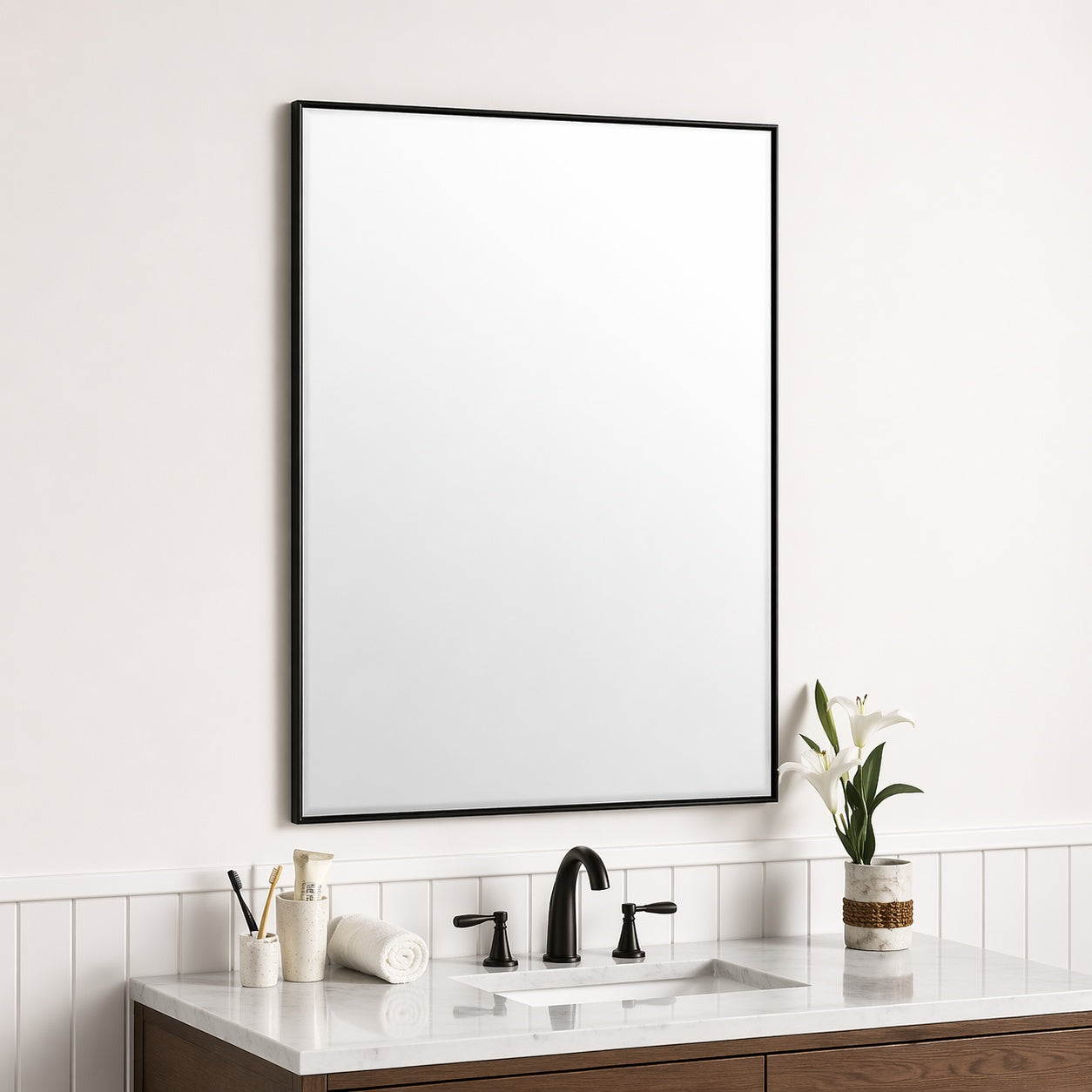 James Martin Vanities Rohe 30” Rectangular Mirror