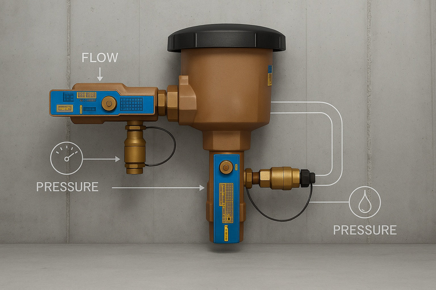 Wilkins 3 4 in 720A Pressure Vacuum Breaker Assembly