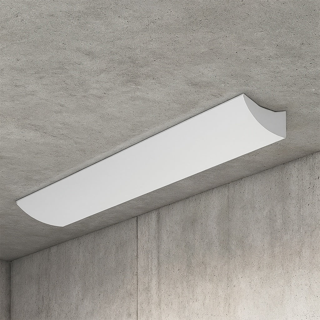 LB 48 in. x 10 in. Clear Narrow Wraparound Prismatic Lens 600171