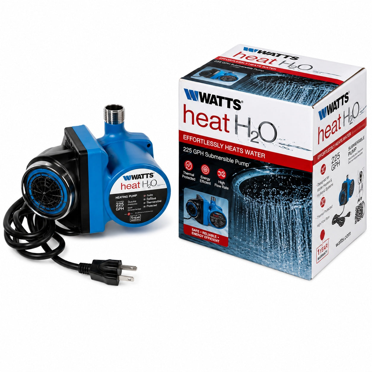 Watts Hot Water Recirculation System heat H2O 24 Hr Programmable Timer