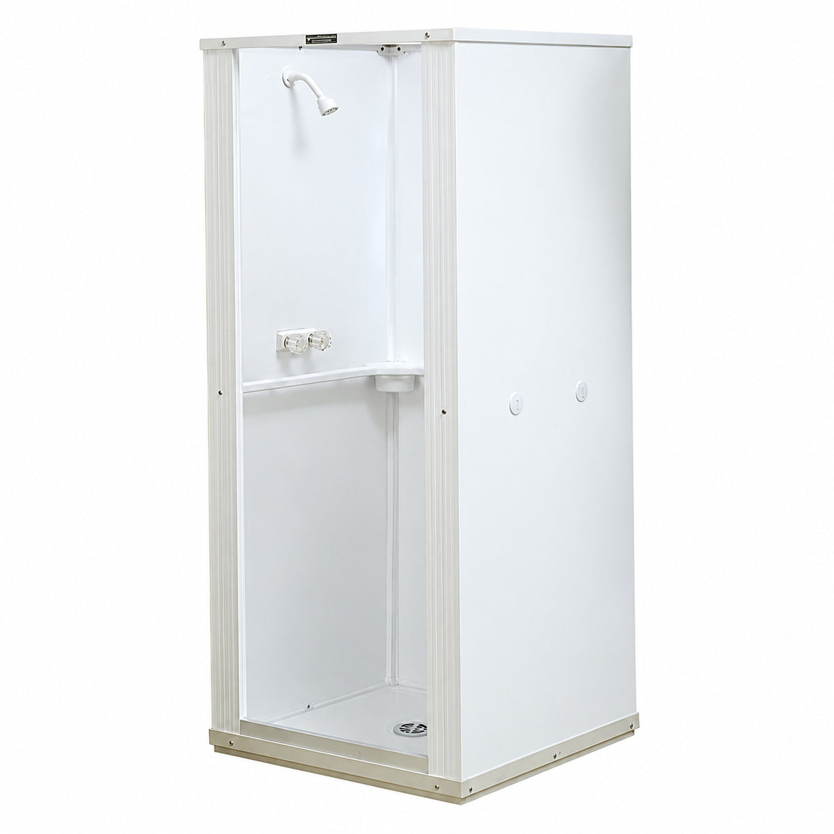 Durastall 32 in x 32 in x 75 in Shower Stall with Standard Base in White 68