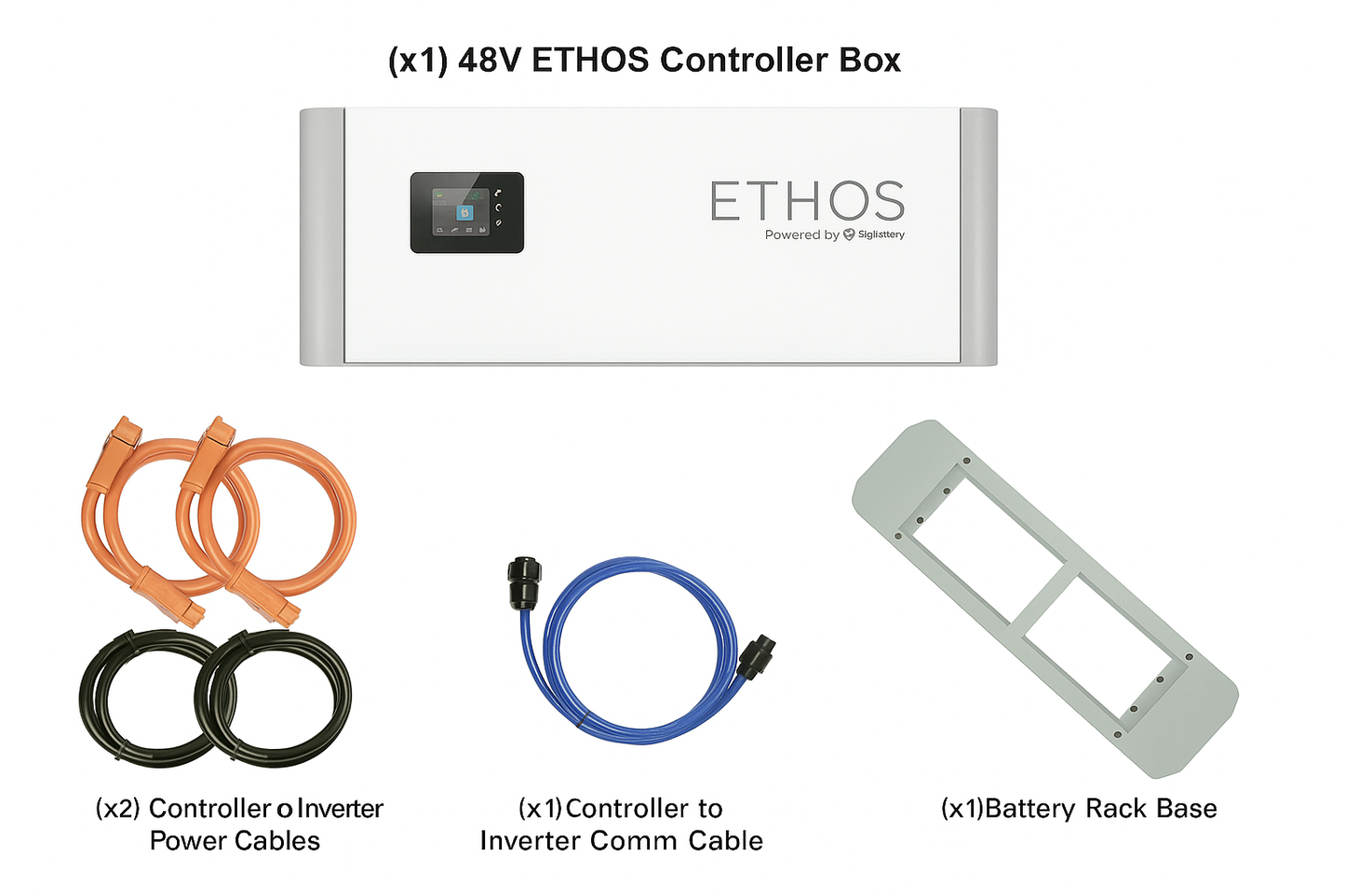 48V ETHOS 10.2KWH (2 Module) Ć¢ā¬ā Stackable Power Storage + Ethos Control Box