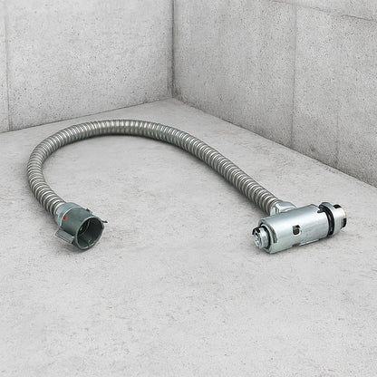 1/2 in. Nominal Push Connect x 1/2 in. FIP x 20 in. SpeediOne Braided Faucet Connector and 1/4 Turn Angle Valve G2PS19B200HX F