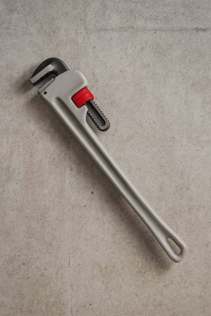 24 in. Aluminum Pipe Wrench with 2-1/2 in. Jaw Capacity