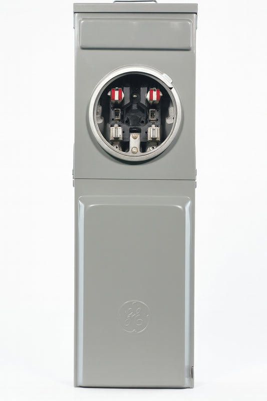 Ge Metered Rv Panel With 50 Amp And 30 Amp Rv Receptacles And 20 Amp Gfci Receptacle
