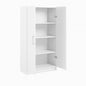 Prepac Wood Freestanding Garage Cabinet in White (32 in. W x 65 in. H x 16 in. D)